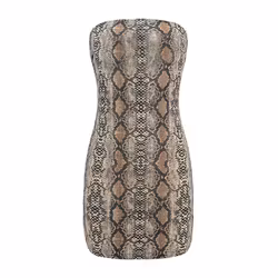 Snakeprint Dress