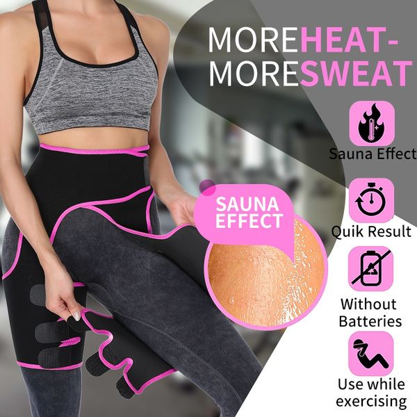 Waist and Legs Neoprene Waisttrainer Black