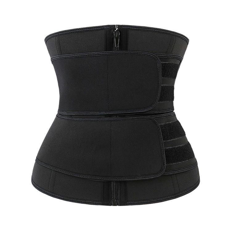 Emory - Unisex Double Velcro Neoprene Shaper Tummy Sweat Waistbelt  9 steelbones
