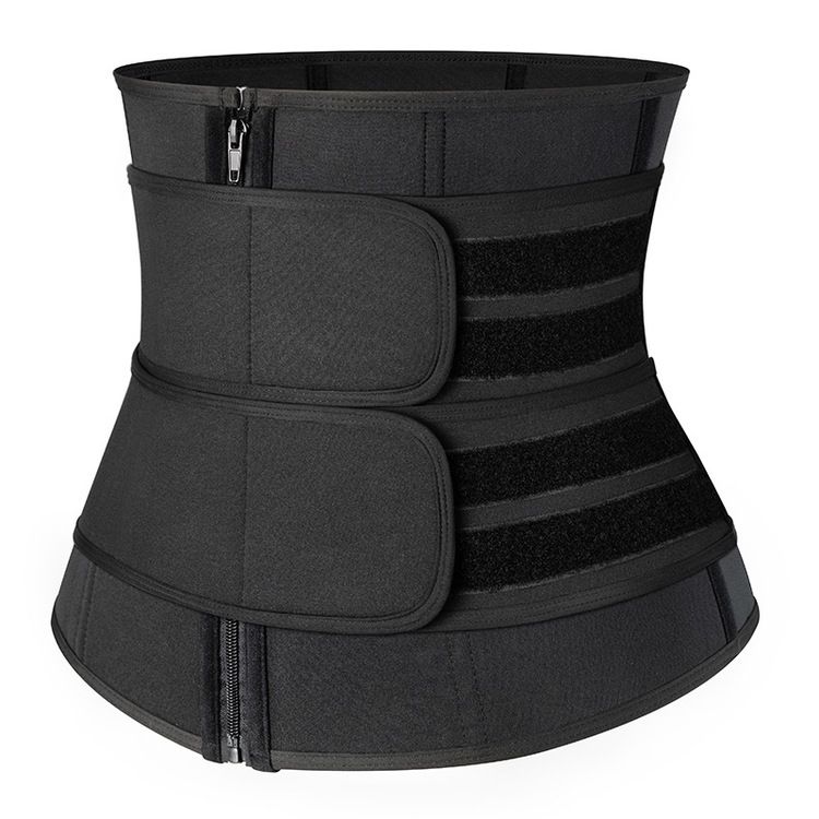 Emory - Unisex Double Velcro Neoprene Shaper Tummy Sweat Waistbelt  9 steelbones