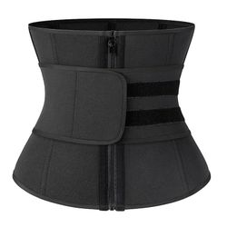 Emory - Unisex Single Velcro Neoprene Shaper Tummy Sweat Waistbelt  9 steelbones