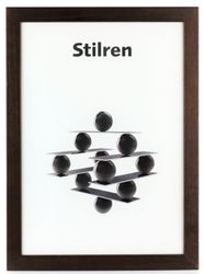 Fotoram Stilren Valnöt Plexiglas