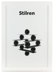 Fotoram Stilren Vit Plexiglas