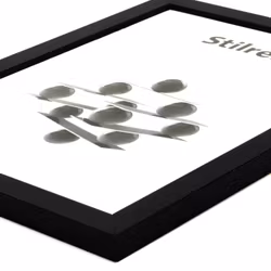 Fotoram Stilren Svart Plexiglas