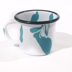 Emaljmugg TURKOS
