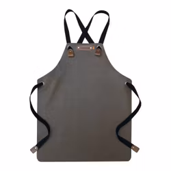 Skinnförkläde KIDS APRON BROWN
