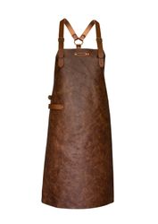 Skinnförkläde ATLANTA SHOULDER BRANDY 82 cm