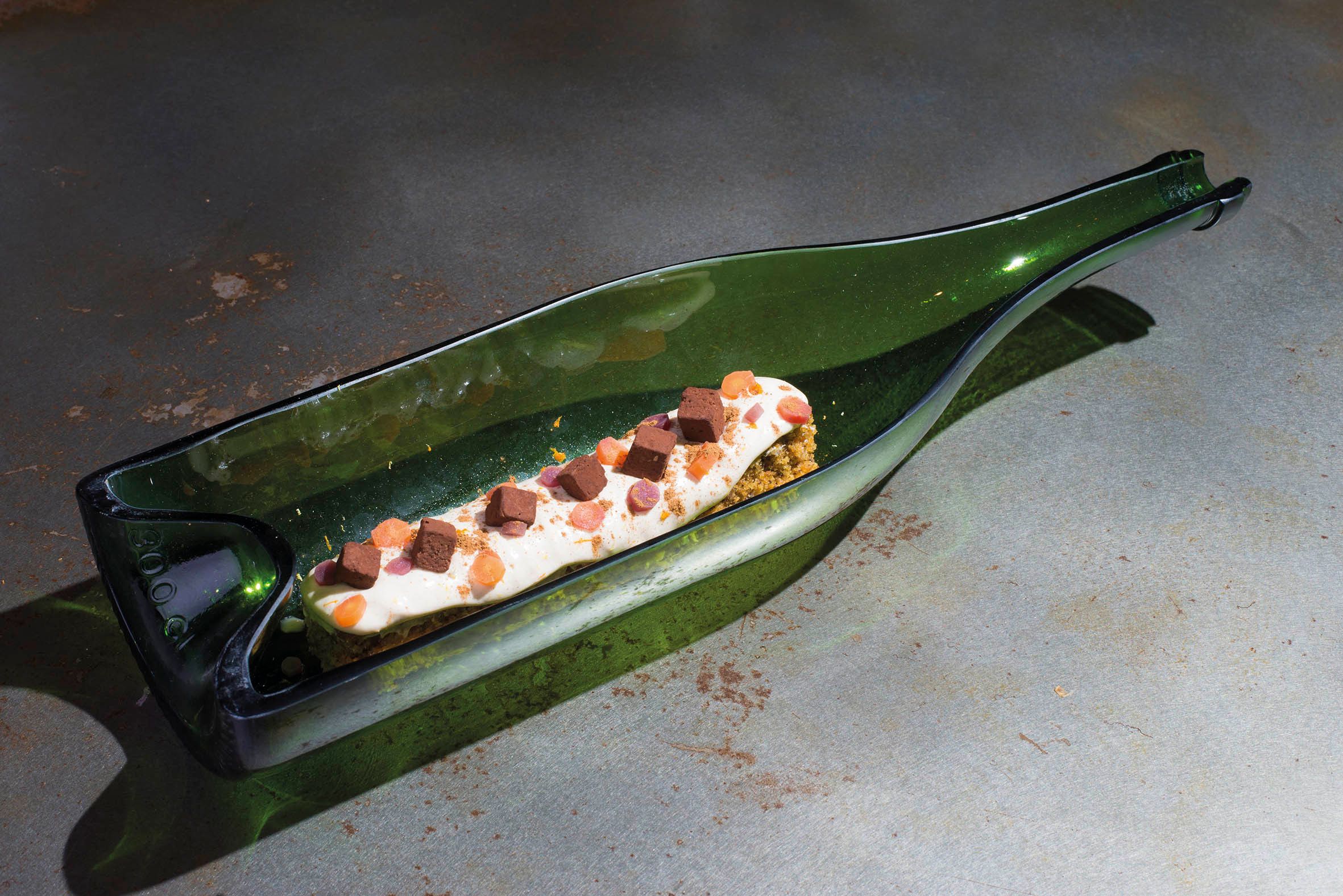 Serveringsfat BOTELLA MAGNUM BORDELAISE VERDE