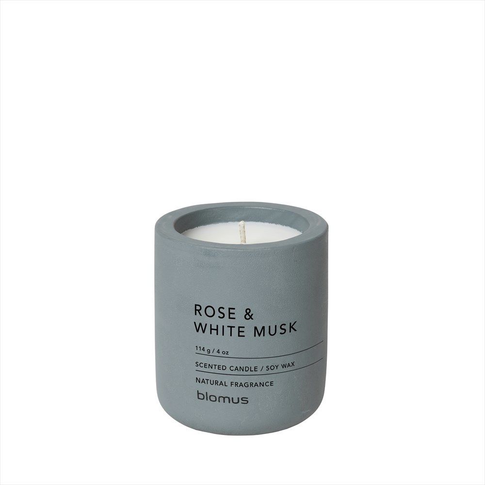 Doftljus FRAGA Rose & White Musk/Flint Stone