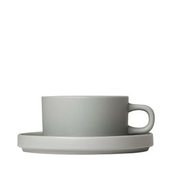 Grått Set med 2 koppar