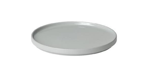 Ljusgrå Desserttallrik