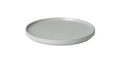 Ljusgrå Desserttallrik