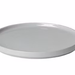 Ljusgrå Desserttallrik