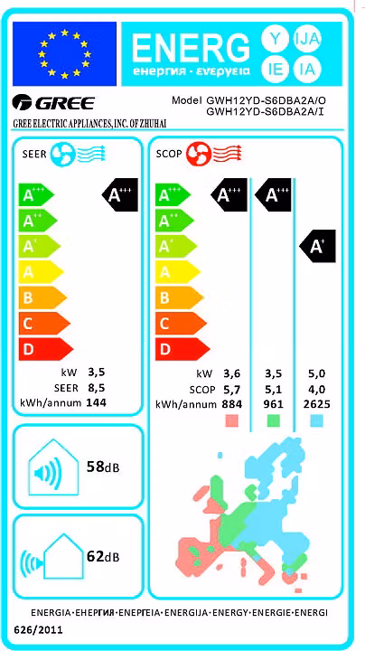 Gree Amber 35 - Inklusive Wi-Fi
