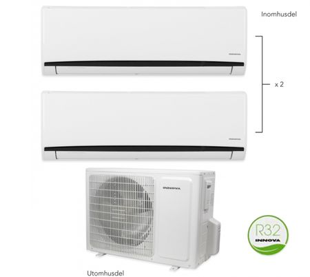 INNOVA DUPLEX EP 8,8KW TVÅ INOMHUSENHETER