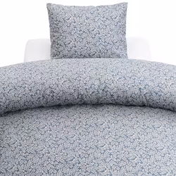 Påslakanset 2-dels Charme Cotton, Duvblå