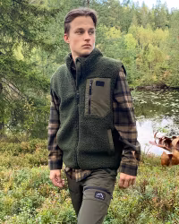 Pile Väst Foggia Herr – Skogsgrön