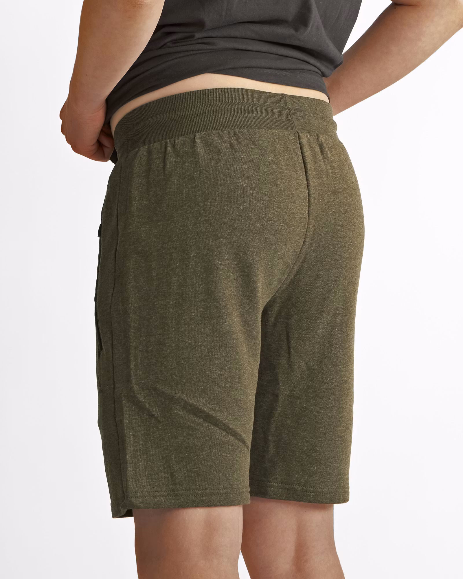 Sweatshorts Herr – Grön Melange | Mountain Trekking