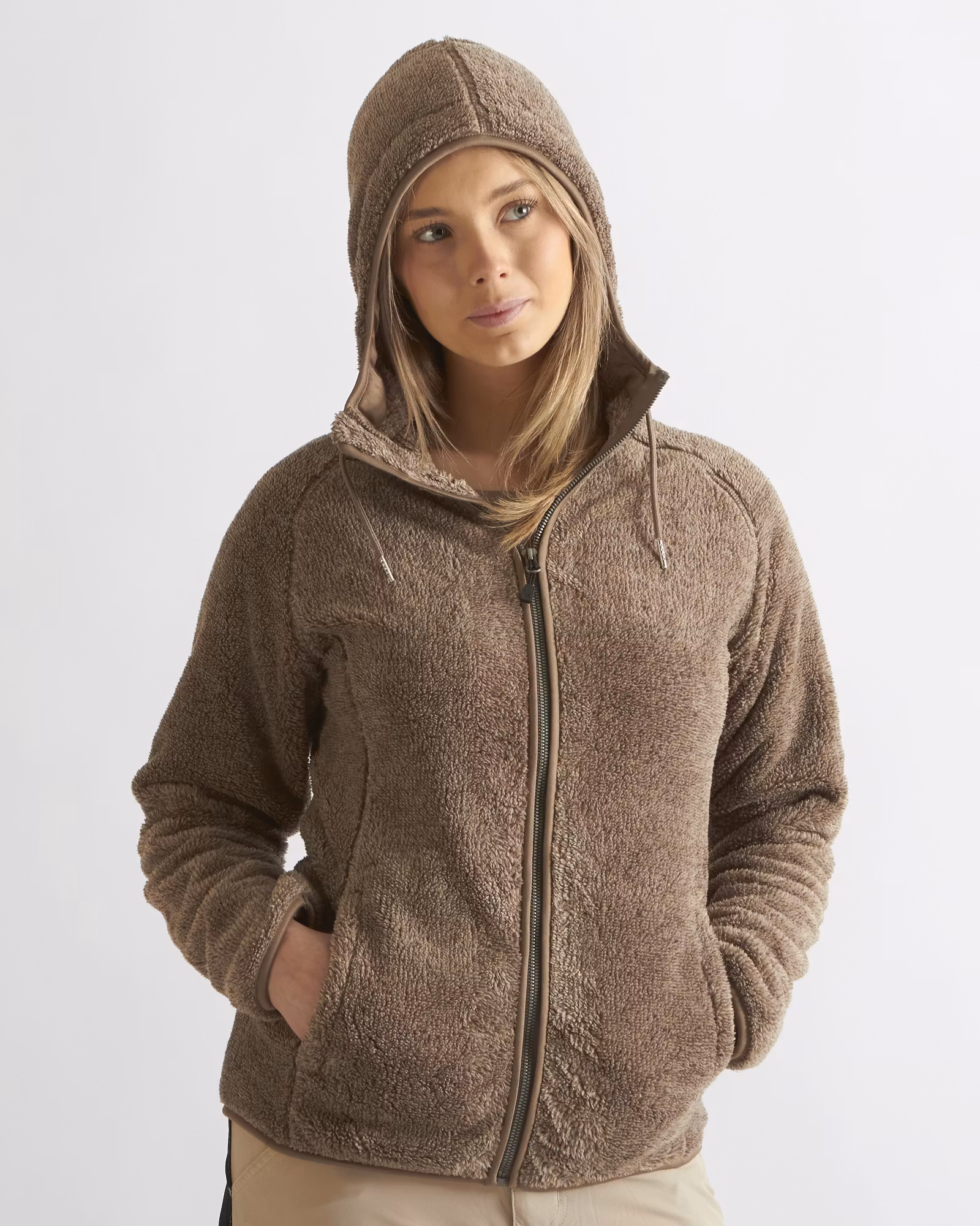 Hoodie Softpile Dam, Bark