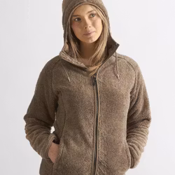 Hoodie Softpile Dam, Bark