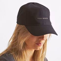 Keps i Bomullstwill, True North – Svart (Unisex)