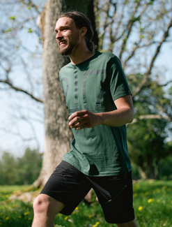 Quick-Dry Stretch Outdoor Shorts Herr, Svart