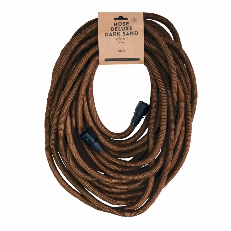 Vattenslang Deluxe By Benson 15m/25m/50m - Dark Sand