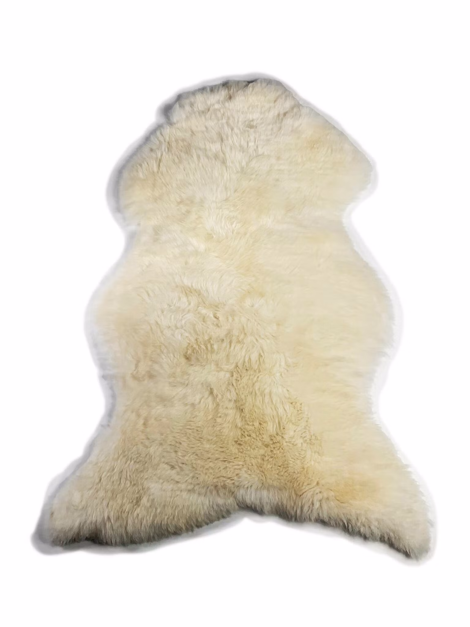 Fårfäll Shorthair Polar White 1001, Storlek 100x120cm