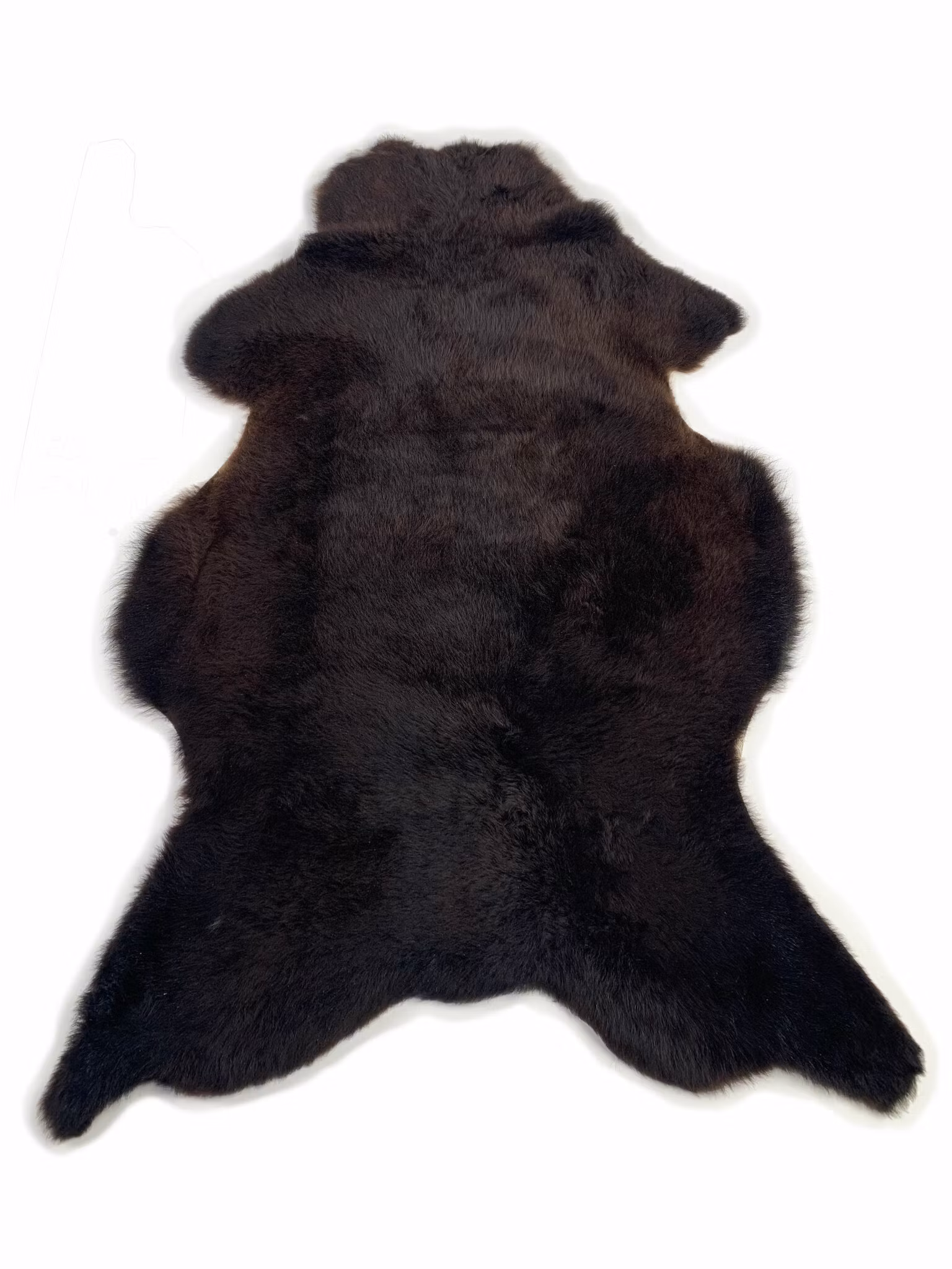 Fårfäll Shorthair Ebony 1002, Storlek 100x120cm