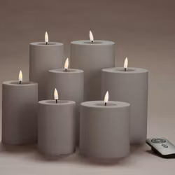 Inomhus Deluxe LED-Blockljuspaket Inkl Fjärrkontroll SAND 7-Dels set