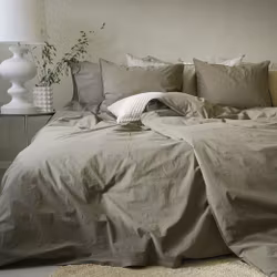 Påslakanset Washed Percale, 3del - Forest