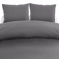 Påslakanset Washed Percale, 3del - Grafit