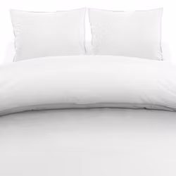 Påslakanset Washed Percale, 3del - Snow