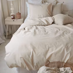 Påslakanset Humble Cotton 3del's - Beige
