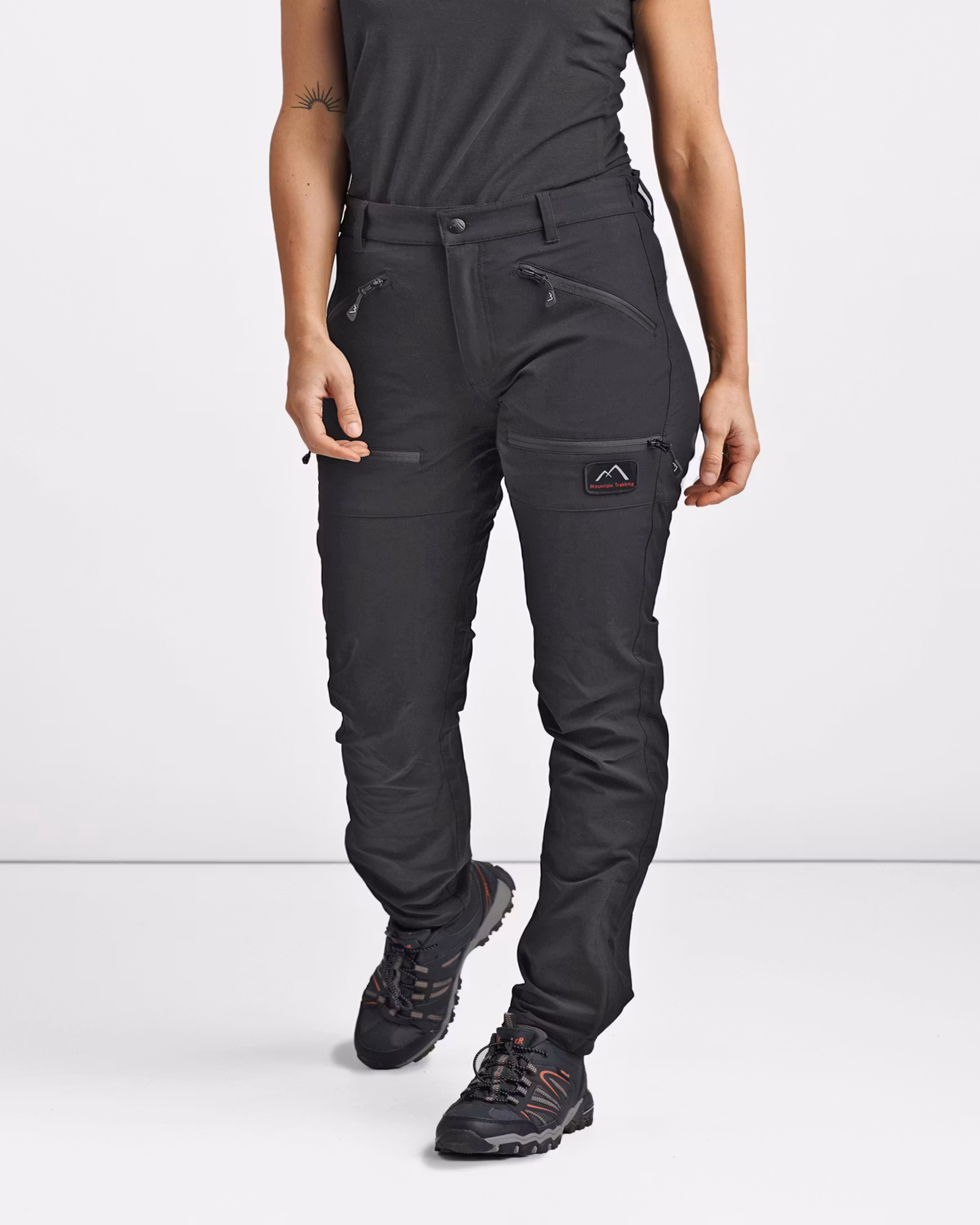 Byxa i 4-Vägs 1D25 Dam (Short) - Svart