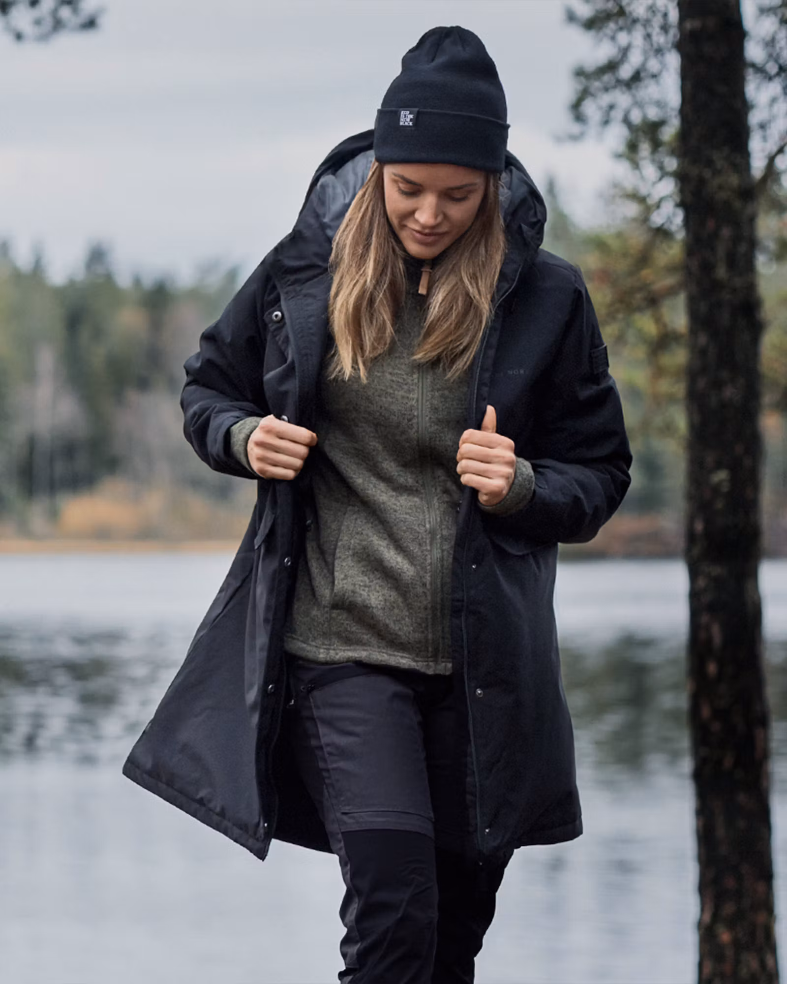 Lakewood Outdoorbyxor 7D21-Regular Fit Dam – TC-Duralite & Stretch | Mountain Trekking -Svart