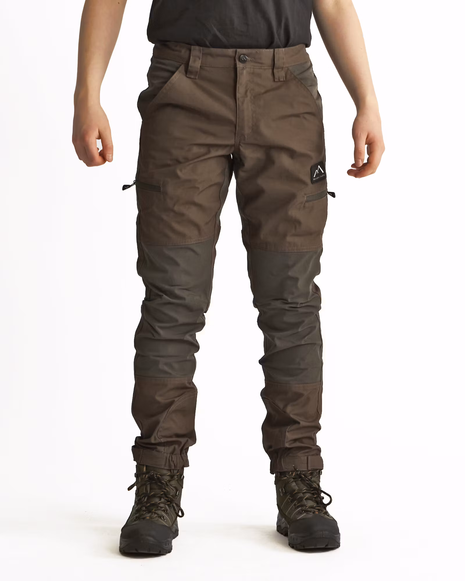 3H24 Outdoorbyxa Herr TC Duralite – 4-vägsstretch Regular Fit, Brown | Mountain Trekking