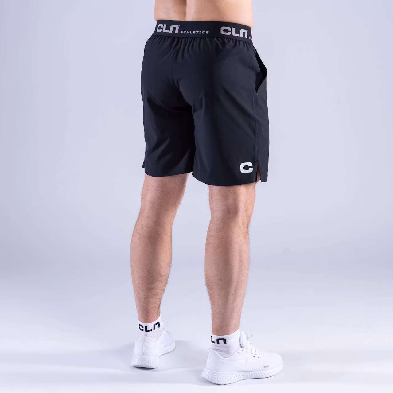 Shorts 4-vägs Stretch Loose-Fit Herr, Black
