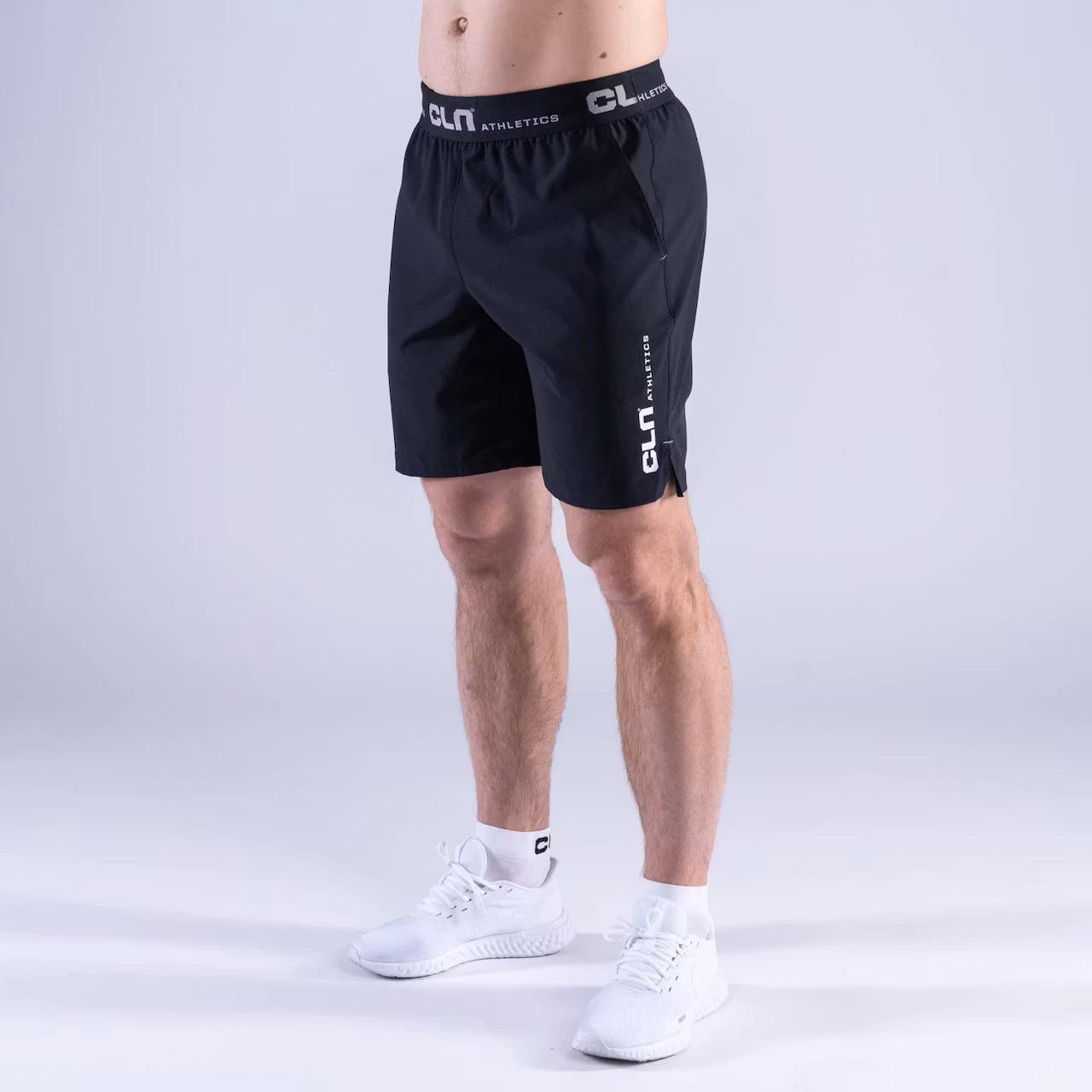 Shorts 4-vägs Stretch Loose-Fit Herr, Black
