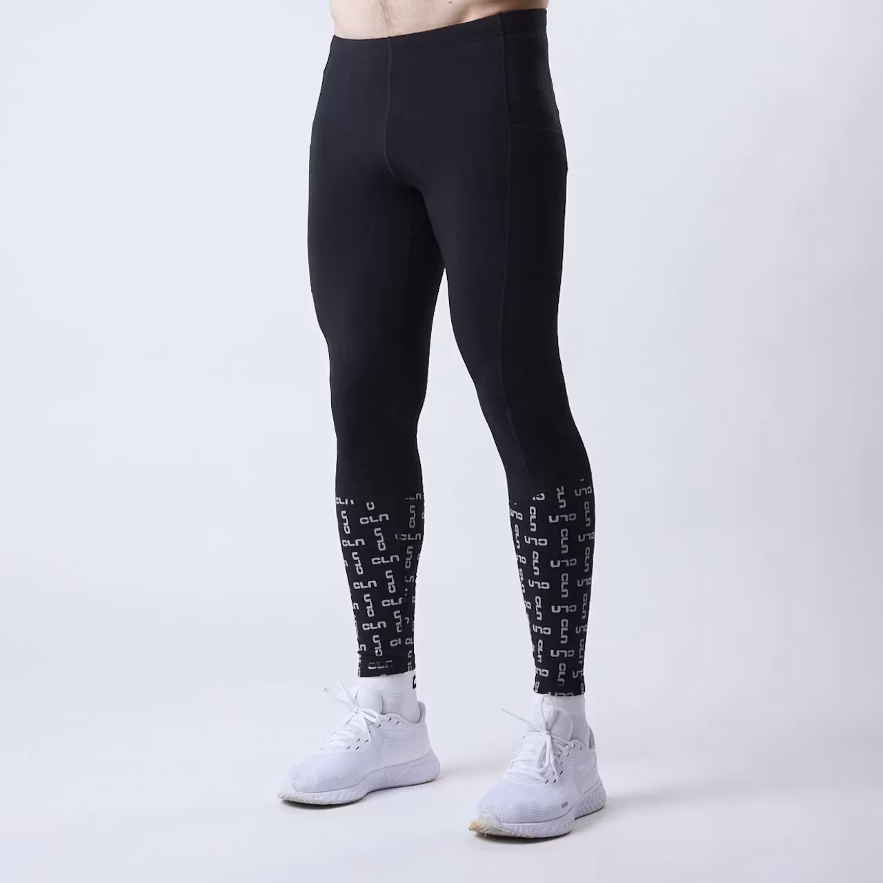 Tights Visual Herr, Black