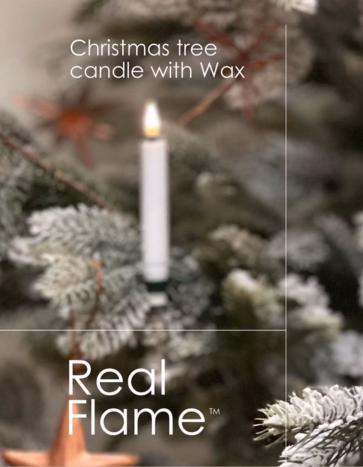 LED-Candles Juleljus White, 1fpk à 6st