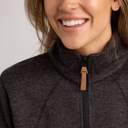 Flatfleece Jacka Dam - Svart  (XS-XXL)