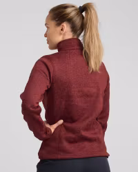 Fleecejacka Dam – Mjuk Flat Fleece | Marron | True North