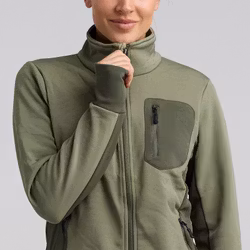 Jacka i Thermal® Stretch Dam, Grön