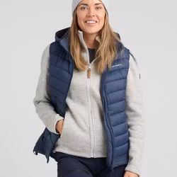 Flatfleece Jacka Dam - Ljusgrå (XS-5XL)