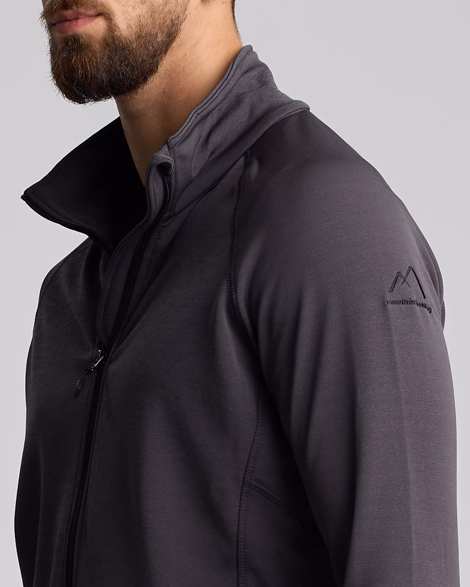Mountain Trekking Thermal Power Stretch Jacka – Herr, Mörkgrå