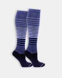 Stripes of Denim Stödstrumpa 11-14 mmHg Bomull