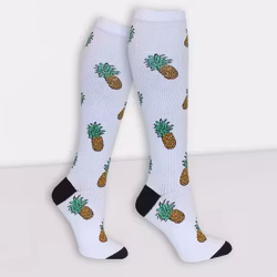 Ananas Vit Stödstrumpa 11-14 mmHg Bomull