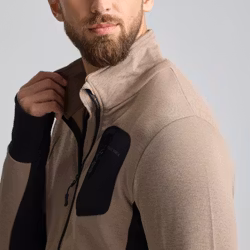 Thermal Stretch Performance Jacket Herr, Bark