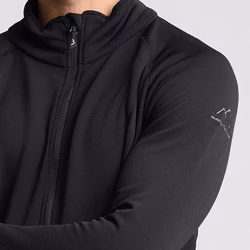 Mountain Trekking Thermal Power Stretch Jacka – Herr, Svart